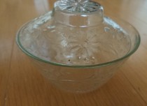 江戸ガラス 蓋茶碗