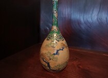 古清水　鶴首徳利